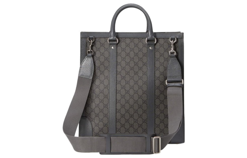 Gucci Ophidia Medium Tote Bag 'Grey Black' 731793-UULHK-8576 - Image 2