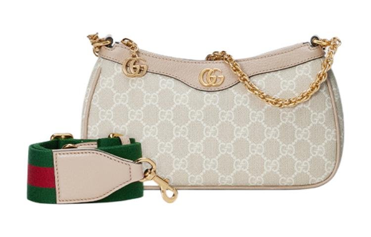 (WMNS) Gucci Ophidia GG Small Handbag 'Beige White' 735132-UULAG-9682 - Image 2