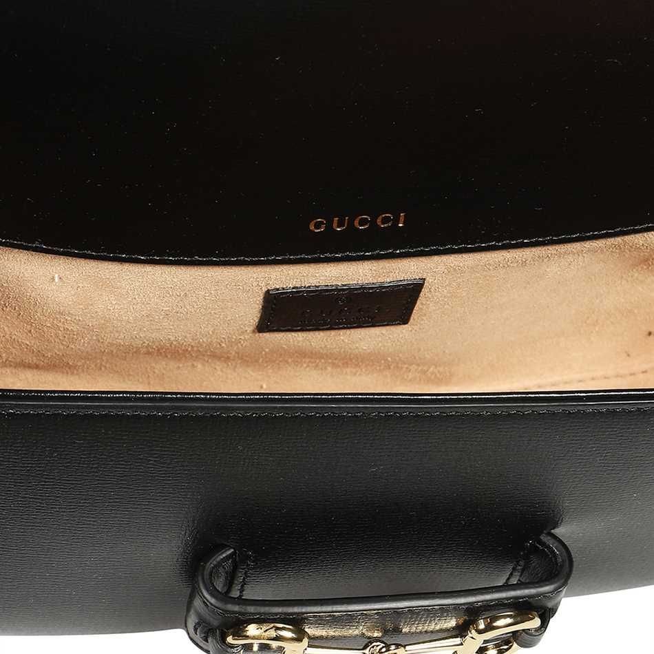 (WMNS) Gucci Horsebit 1955 Small Shoulder Bag 'Black' 735178-1DB0G-1000 - Image 3