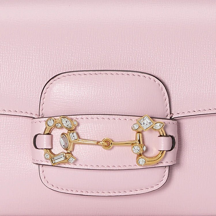 (WMNS) Gucci Horsebit 1955 Small Shoulder Bag 'Pink' 735178-AACPL-5941 - Image 9