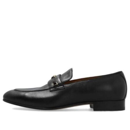 Gucci Loafer with Interlocking G 'Black Leather' 738468-AABUV-1000