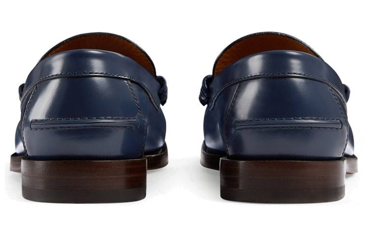 Gucci Interlocking G Loafer 'Blue' 738470-17X00-4157 - Image 4