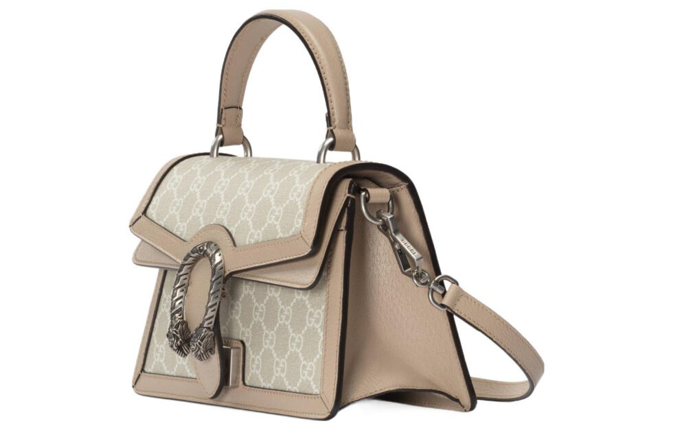 (WMNS) Gucci Small Dionysus Top Handle Bag 'Beige White' 739496-UULBN-9683 - Image 3
