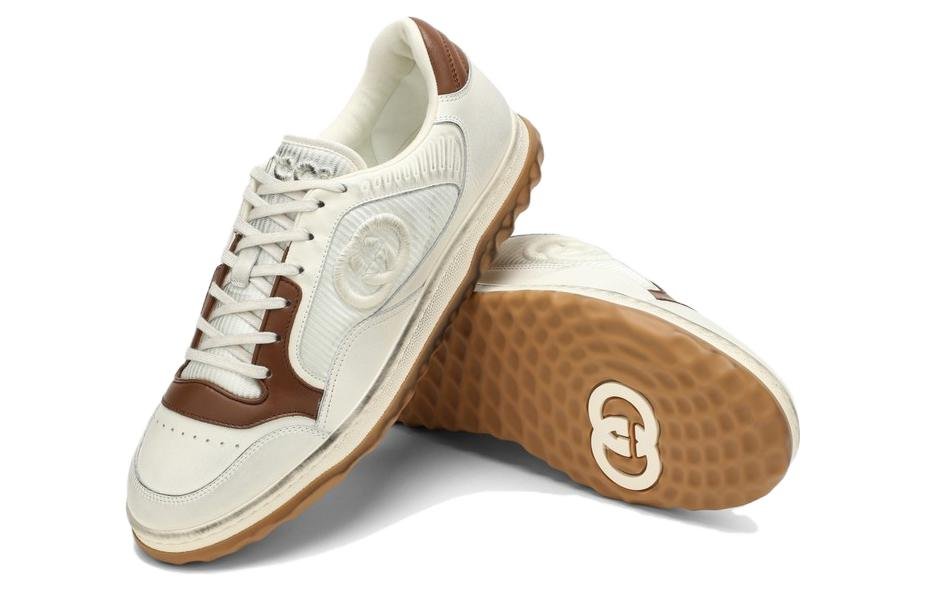 Gucci MAC80 Sneaker 'Off White Brown' 741656-AAB79-9155 - Image 6