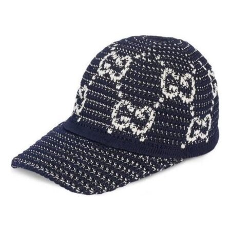 (WMNS) Gucci GG Crochet Cotton Baseball Hat 'Blue' 7473314HAY74000