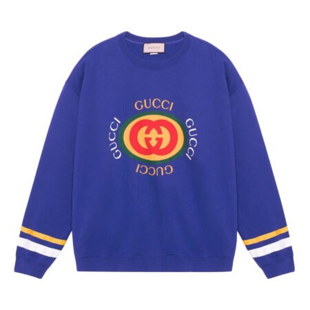 Gucci Cotton Jersey Sweatshirt 'Blue' 747809-XJFL8-4120