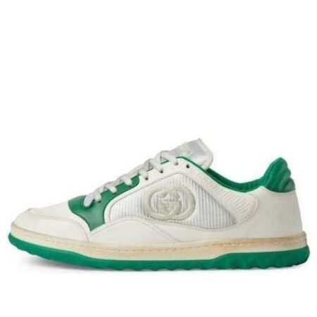 Gucci Mac80 Embroidered Sneakers 'White Green' 749896-AAB79-9148