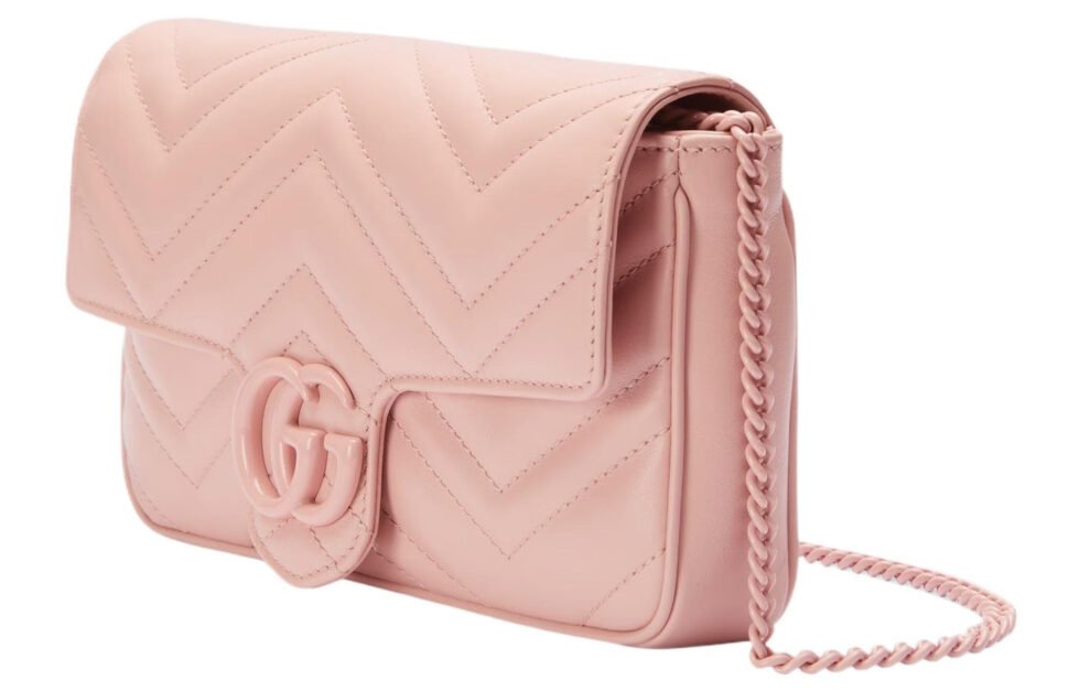 (WMNS) Gucci GG Marmont Mini Bag 'Light Pink' 751526-AACX5-5945 - Image 2