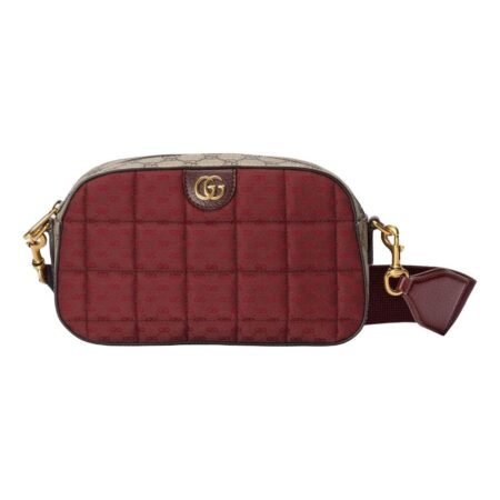 (WMNS) Gucci Mini GG Canvas Small Shoulder Bag 'Burgundy' 752591-FAB9Y-6042