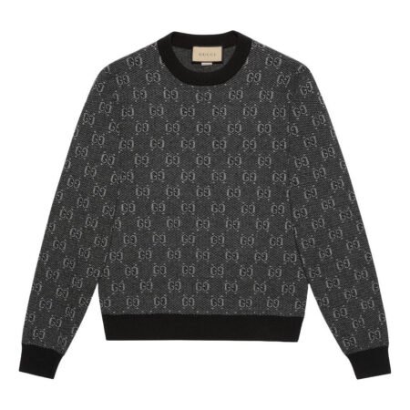 Gucci GG Wool Jacquard Sweater 'Grey' 761549-XKDK5-1230