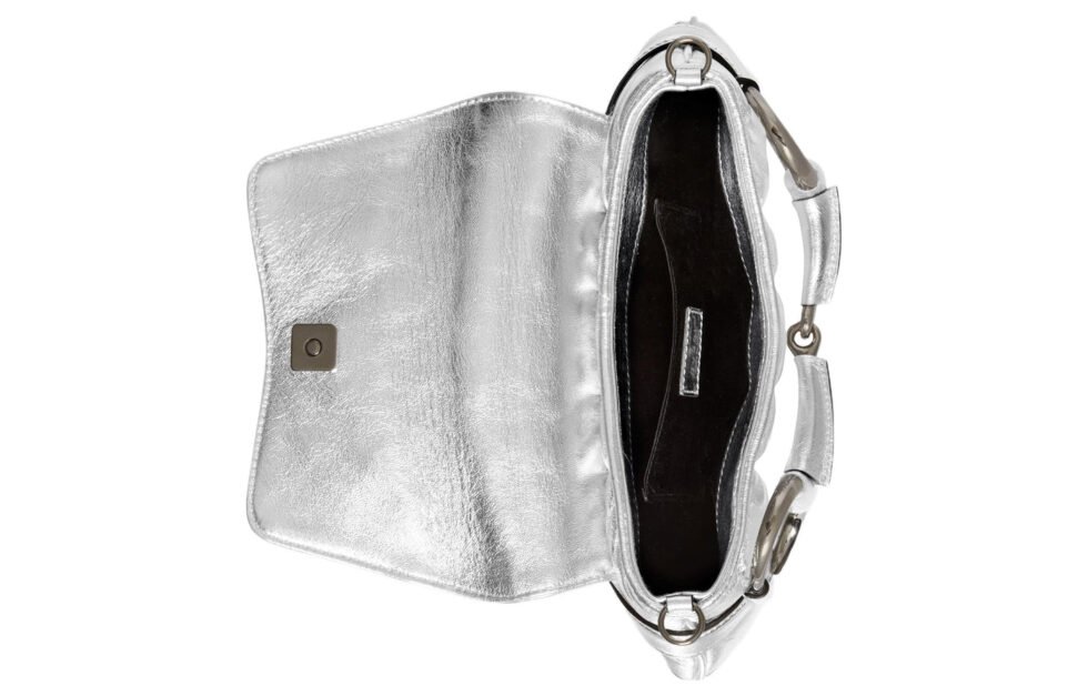 (WMNS) Gucci Horsebit Chain Small Shoulder Bag 'Silver Leather' 764339-AACY5-8106 - Image 8