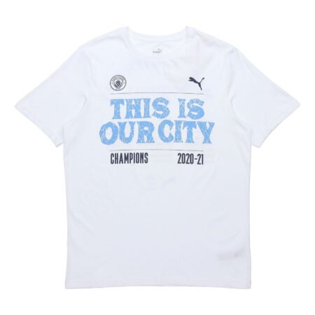 PUMA Manchester City 20/21 Winner T-Shirt 'White' 768843-01