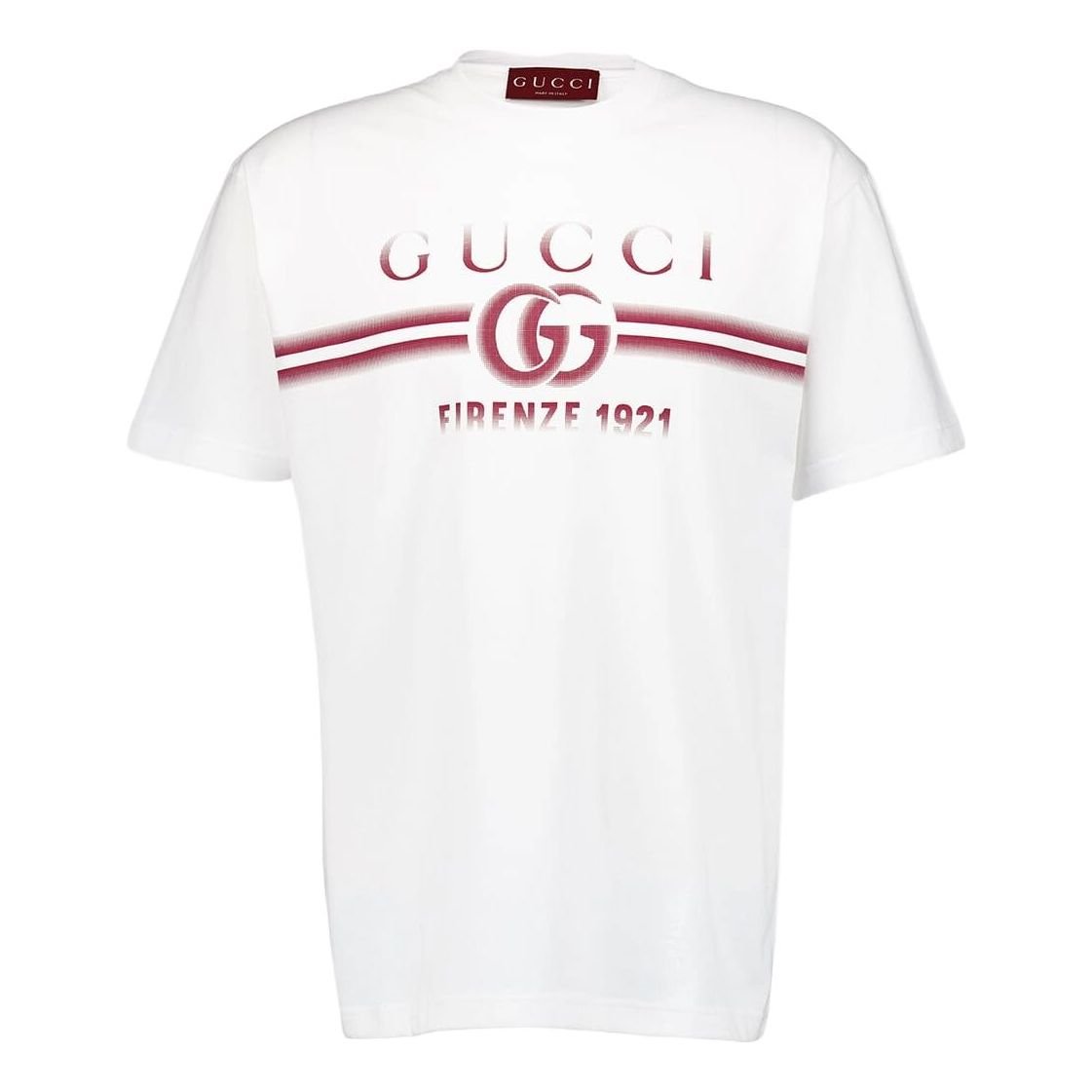 Gucci Print Cottin Jersey T-shirt 'White' 785345-XJGKJ-9541