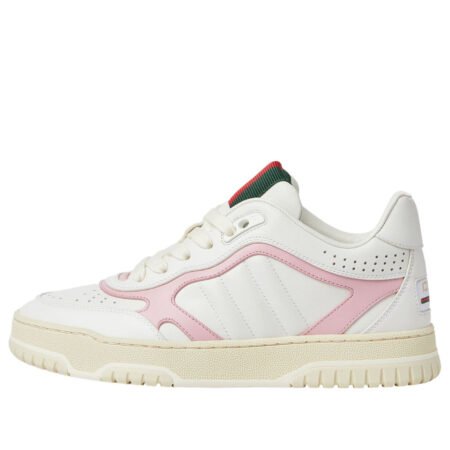 (WMNS) Gucci Re-Web Sneakers 'White Pink' 785728-AADRT-9078