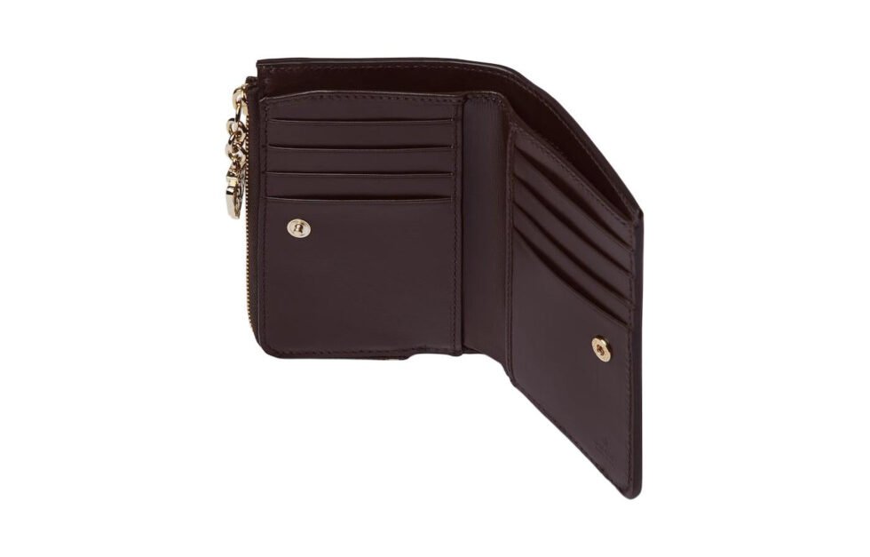 (WMNS) Gucci Luce Mini Wallet 'Beige Ebony Canvas' 790036-FADHW-9742 - Image 5