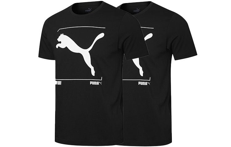 PUMA Nu-Tility Logo T-Shirt 'Black' 845997-01 - Image 3