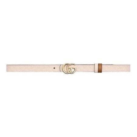 (WMNS) Gucci 26 Reversible GG Marmont Thin Belt 'Pink' 847132-AAFYB-5746