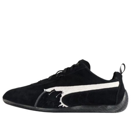 Balenciaga x Puma Speedcat Suede 'Distressed Black White' 847146WSDSD1090