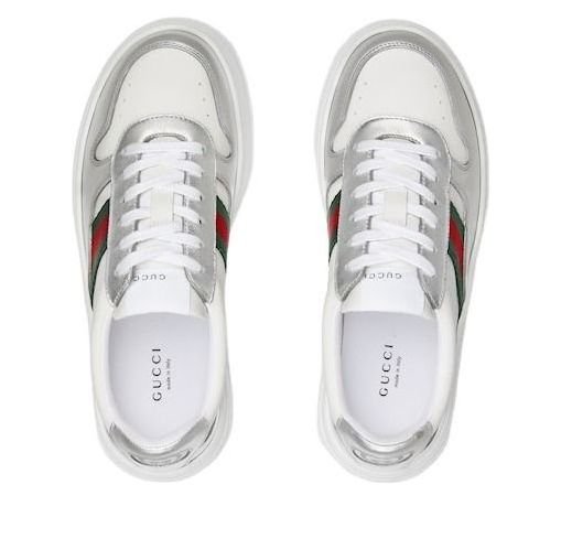 (WMNS) Gucci 26 Chunky Sneaker 'White Silver' 848307-AAFMN-8147 - Image 3