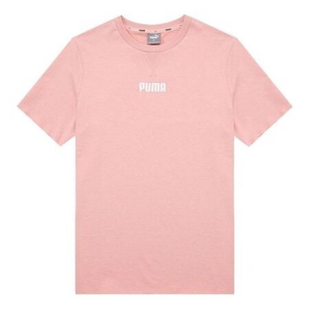 PUMA Basic Logo T-Shirts 'Pink' 849593-24