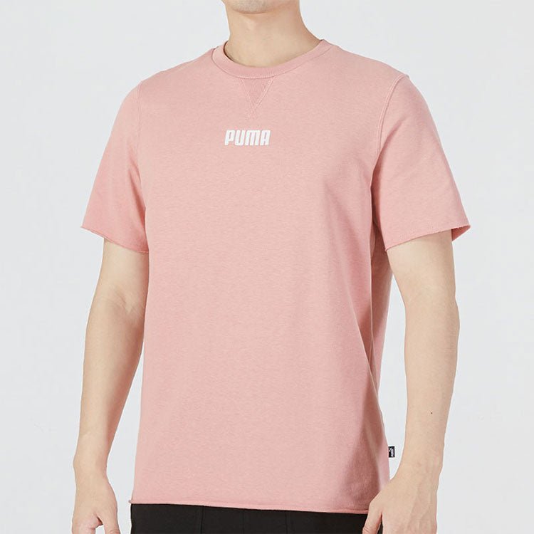 PUMA Basic Logo T-Shirts 'Pink' 849593-24 - Image 2
