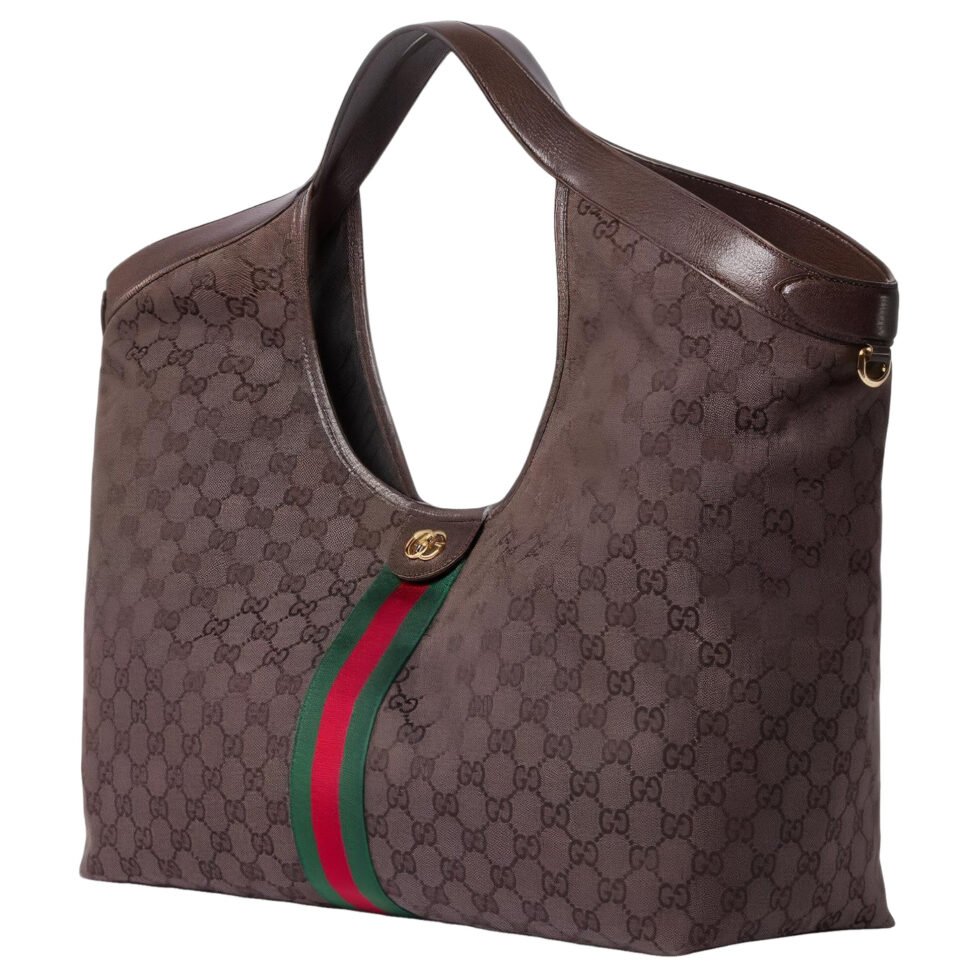(WMNS) Gucci Giglio Large Tote Bag 'Dark Brown' 853971-FAF3Y-2155 - Image 2