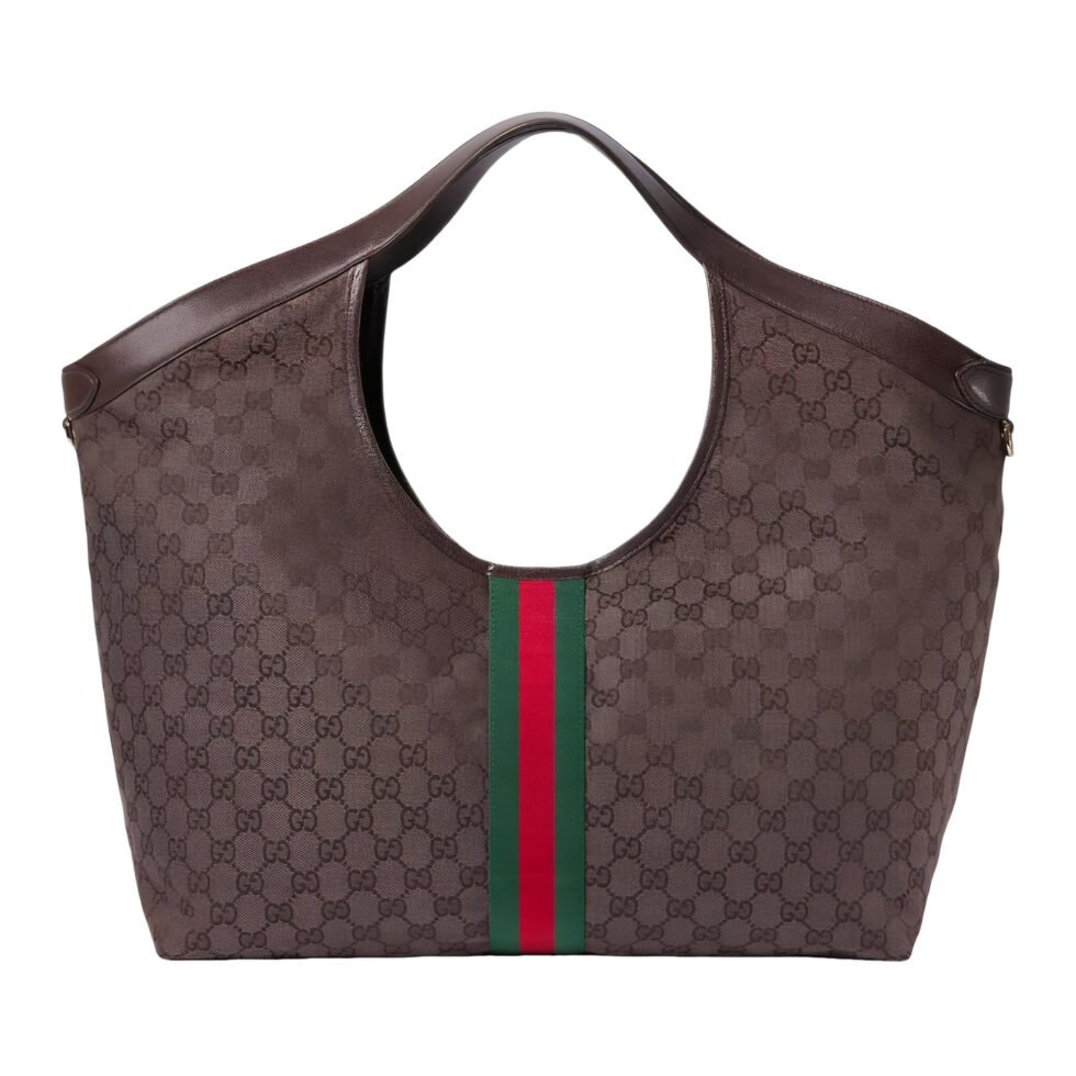 (WMNS) Gucci Giglio Large Tote Bag 'Dark Brown' 853971-FAF3Y-2155 - Image 3