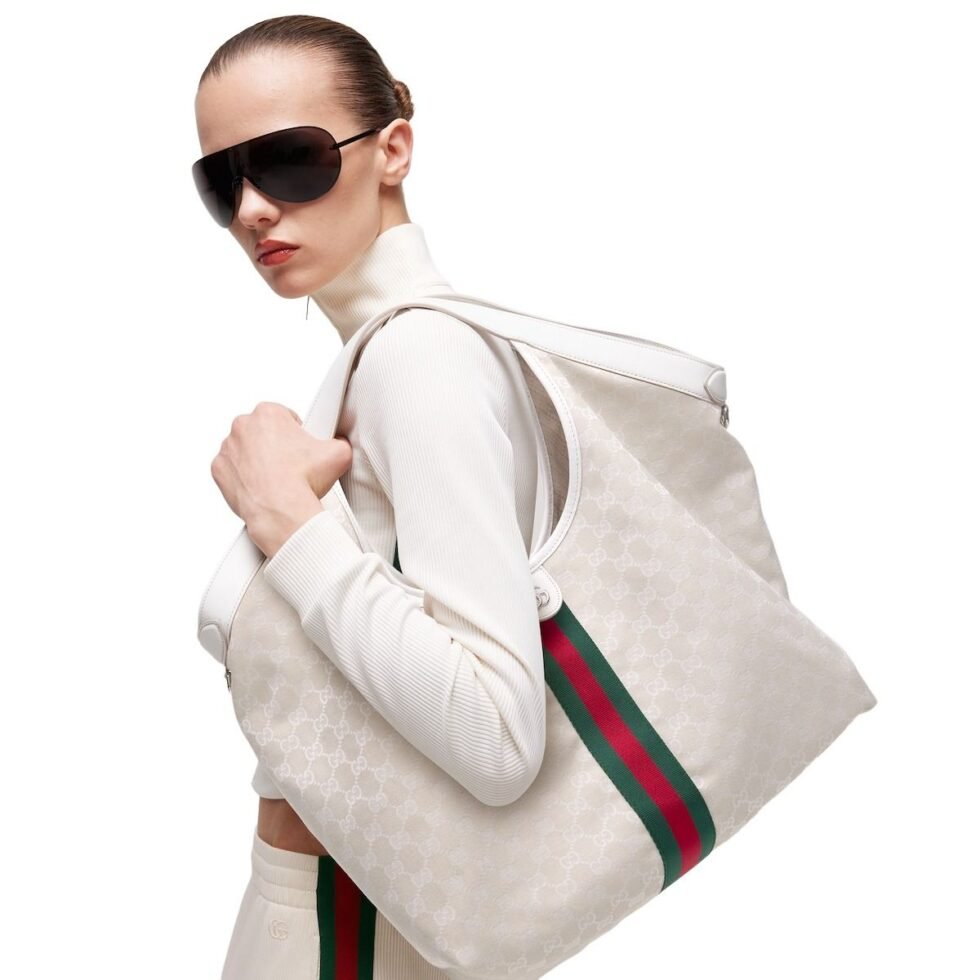 (WMNS) Gucci Giglio Large Tote Bag 'Ivory' 853971-FAF9O-9554 - Image 6