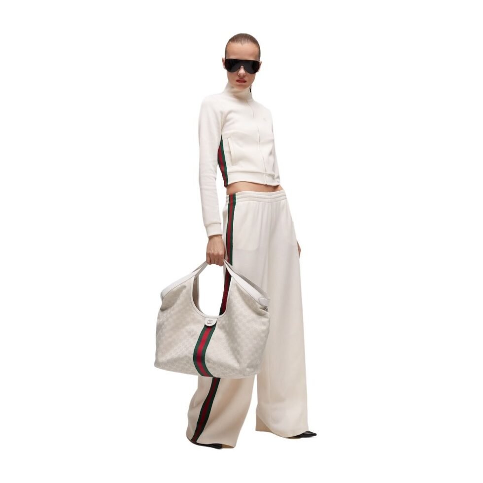 (WMNS) Gucci Giglio Large Tote Bag 'Ivory' 853971-FAF9O-9554 - Image 7
