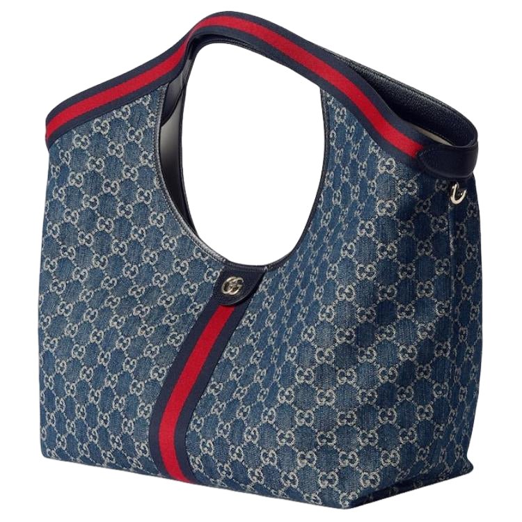 (WMNS) Gucci Giglio Large Tote Bag 'Blue White' 853971-FAFFQ-8864 - Image 2