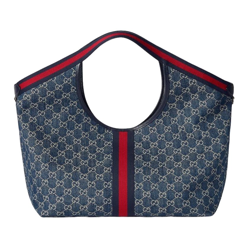 (WMNS) Gucci Giglio Large Tote Bag 'Blue White' 853971-FAFFQ-8864 - Image 4