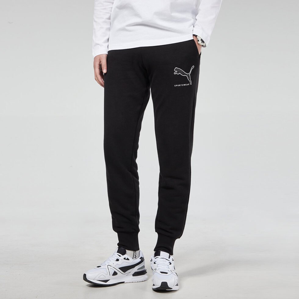 PUMA Athletics Training Pants 'Black' 855988-01 - Image 3