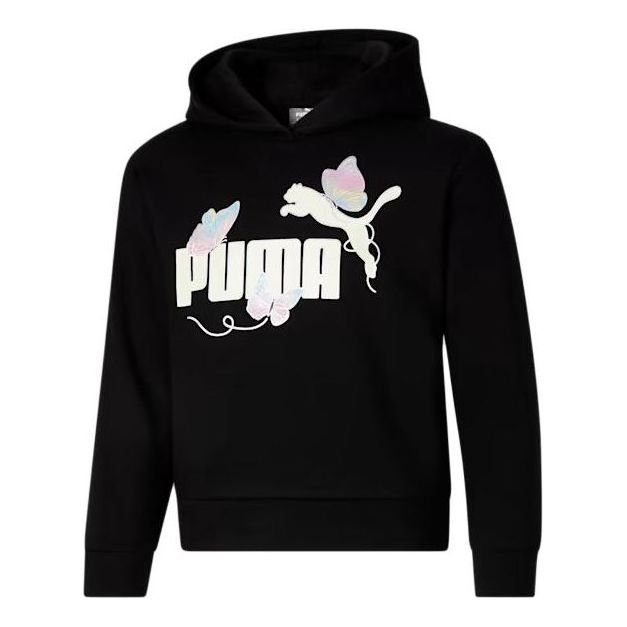 (GS) PUMA Butterfly Hoodie 'Black' 859295-01