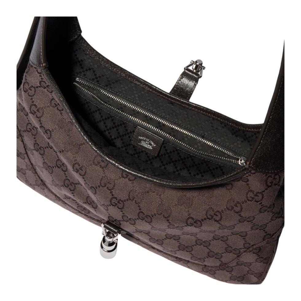 (WMNS) Gucci Jackie 1961 Medium Shoulder Bag 'Brown' 863136-FAFV4-2543 - Image 6