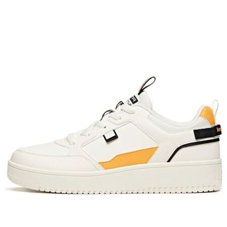 ANTA Skateboarding Series Sneakers 'White Orange Black' 912018066-5