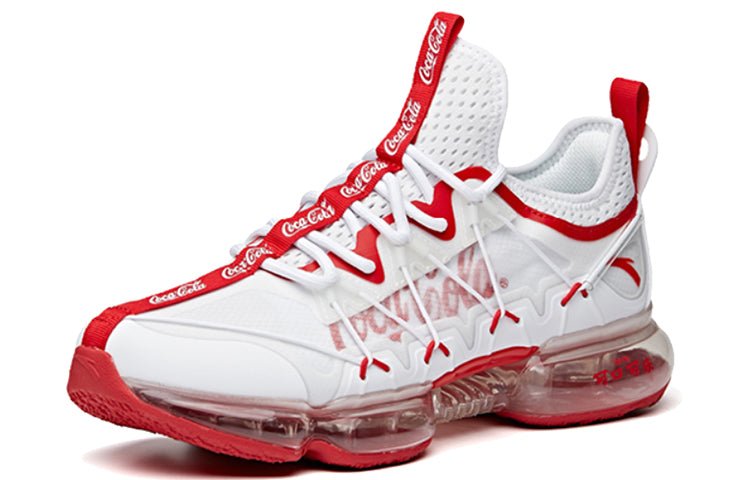 ANTA x Coca Cola Running Series Sneakers 'White Red' 912025505-10 - Image 3
