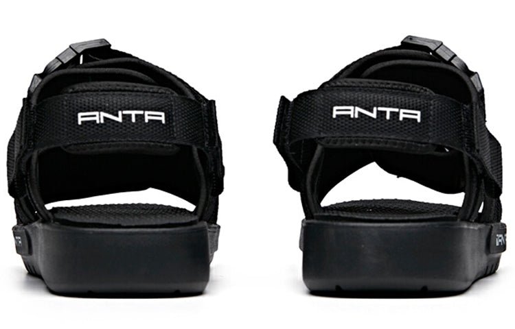 ANTA Life Series Sandals 'Black' 912036901-1 - Image 4