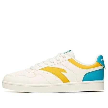 ANTA Skateboarding Shoes 'White Yellow Blue' 912118009-6