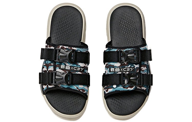 ANTA BaDao x C37 Slides 'Black Blue' 912126996-2 - Image 3