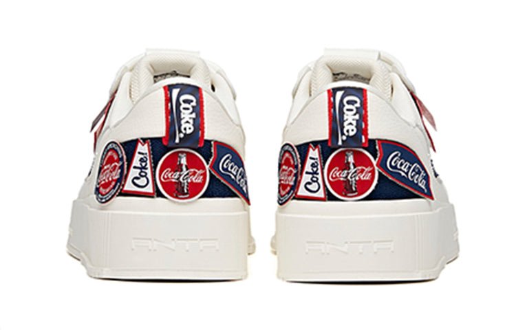 ANTA x Coca-Cola Life Series Sneakers'White Red Blue' 912128030-5 - Image 5