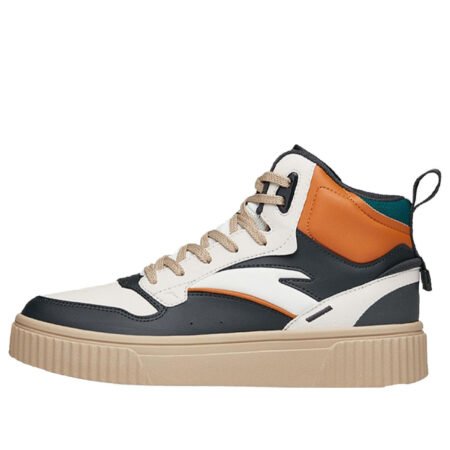 ANTA Life Series Sneakers High 'White Grey Orange' 912248015-3