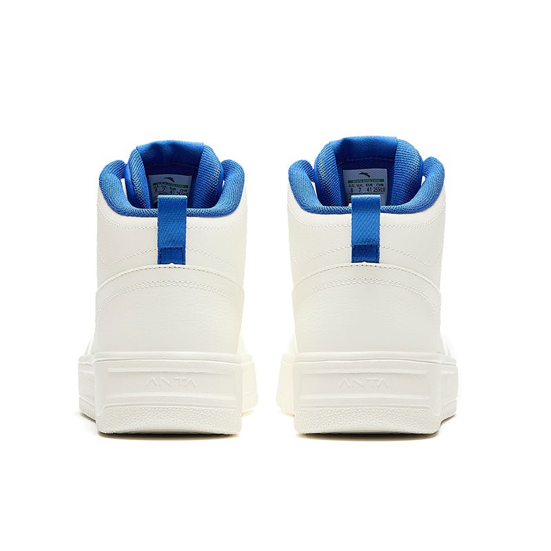 ANTA Skateboarding Series Sneakers High 'White Blue' 912348002Q-2 - Image 4
