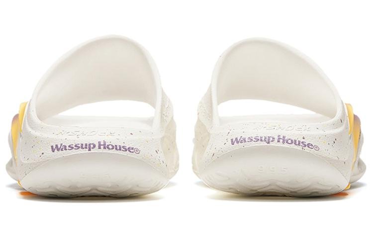 ANTA x WASSUP Nitrogen Slippers 'White yellow Purple' 912411801-3 - Image 4