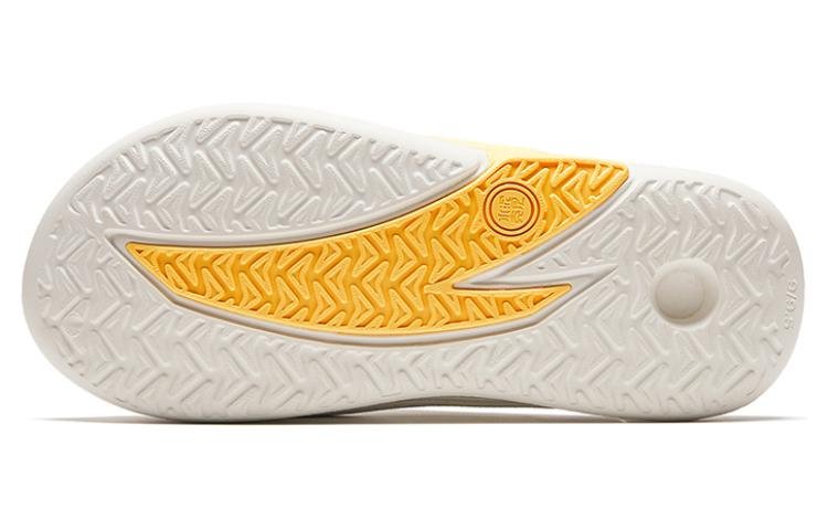 ANTA x WASSUP Nitrogen Slippers 'White yellow Purple' 912411801-3 - Image 5