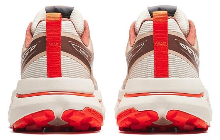 ANTA Running Series Sneakers 'Beige Brown Red' 912416606A-6 - Image 4