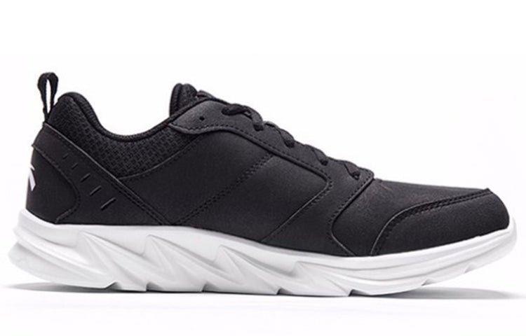 ANTA Running Series Sneakers Leather  'Black White' 91815522-6 - Image 2