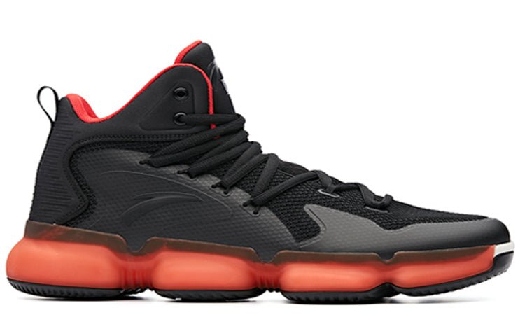 ANTA x NASA SEEED 60th Anniversary Basketball Shoes 'Black Red' 91831191-5 - Image 2