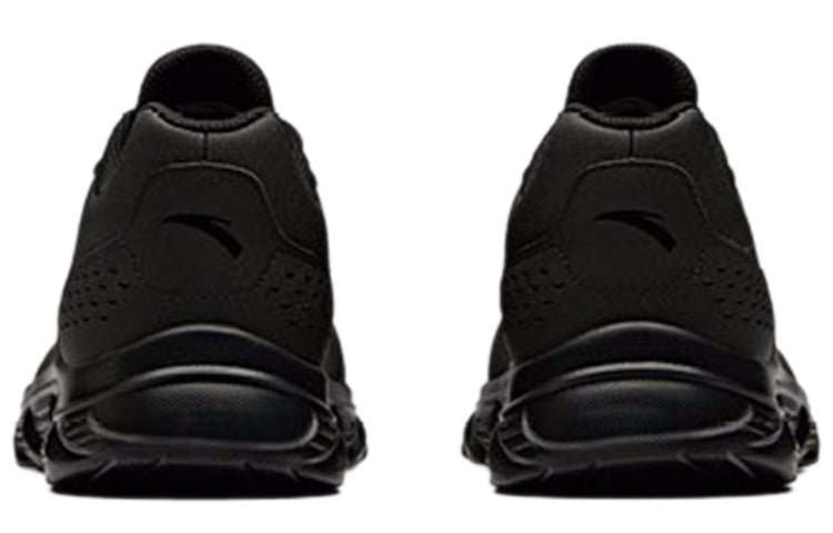 ANTA Running Series Sneakers Leather 'Black' 91835529-6 - Image 4