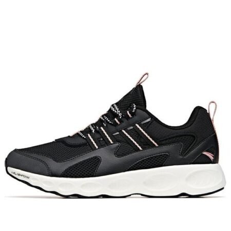 (WMNS) ANTA Running Series Sneakers 'Black Pink' 922025567-3