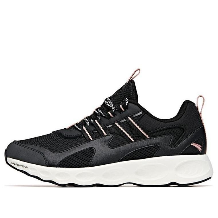 (WMNS) ANTA Running Series Sneakers 'Black Pink' 922025567-3